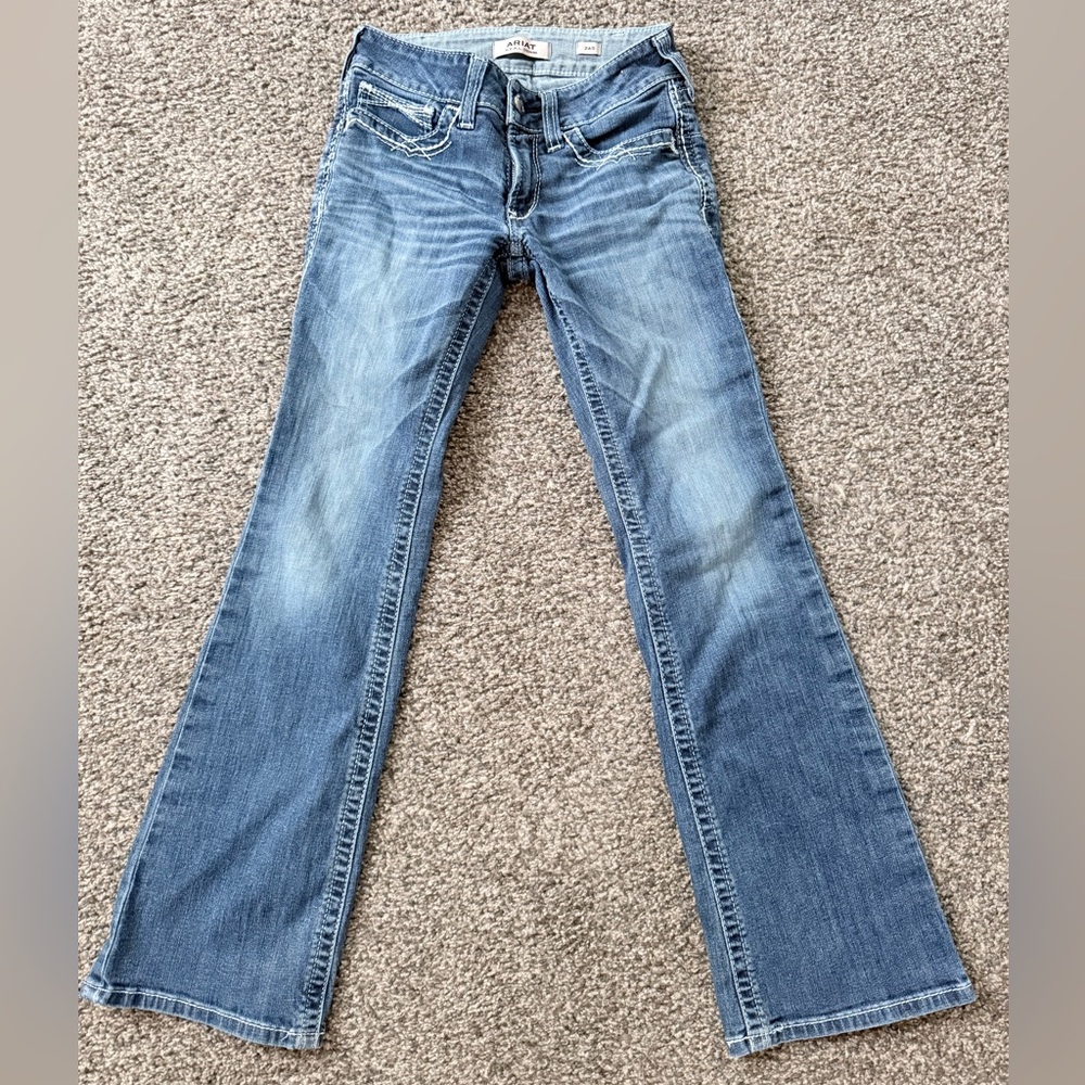 Ariat Women's Mid Rise Boot Jeans 26S